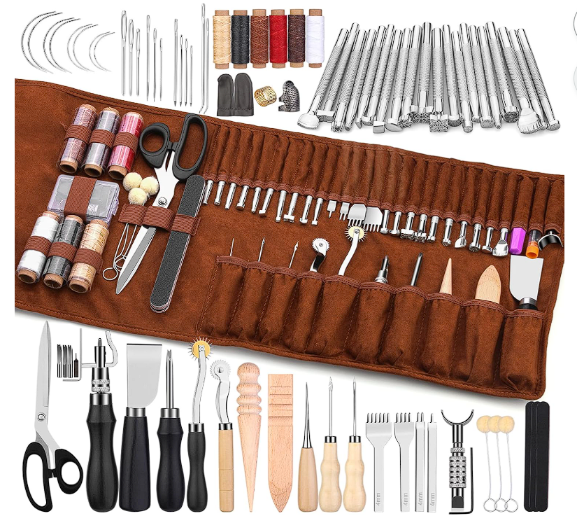 Kit herramientas para cuero TLKKUE - Imagen 2