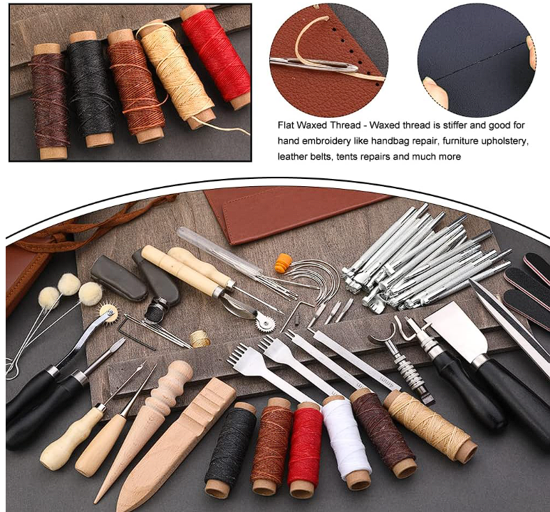 Kit herramientas para cuero TLKKUE - Imagen 8