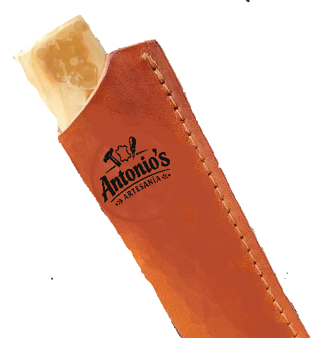 Funda de cuero artesanal para cuchillo
